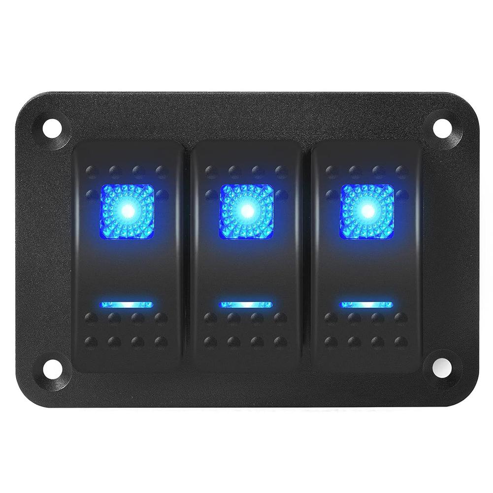 Customizable Layout Car Switch Panel Low-Light Conditions Built-In LED Lights Easy Installation Flexible Arrangement