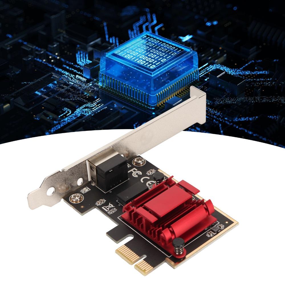 RTL8125B Chip PCIe Network Adapter RJ45 Port Ethernet Card PCIe Network Card Office Use