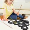 Folding Electric Drum Set Silicone Practice Drums Pad Kit Portable Music Drums