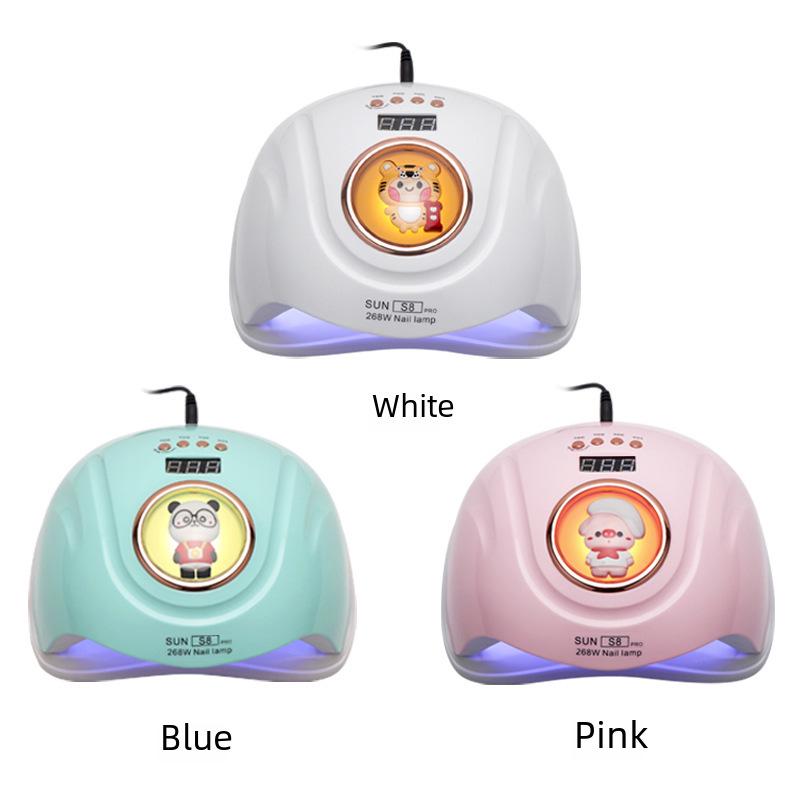 S8 Cartoon Doll High-Power 268W UV LED Nail Dryer Lamp