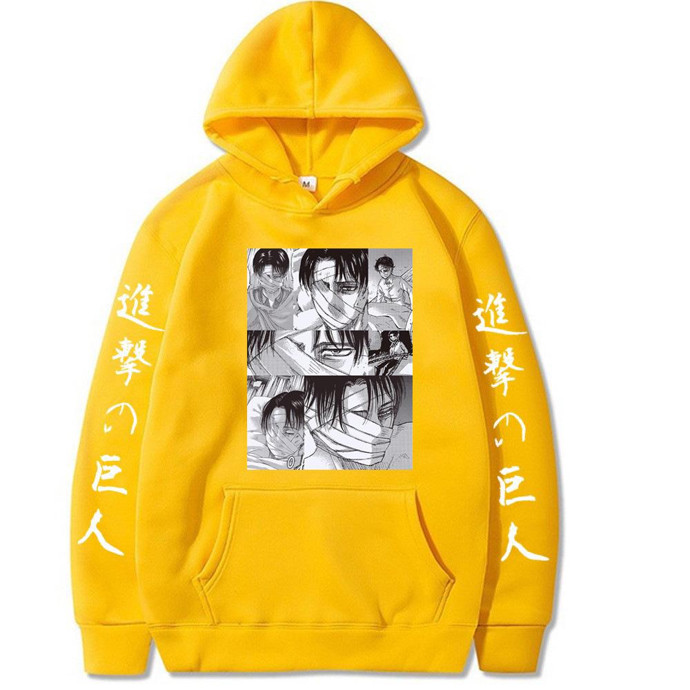 

Напечатанный свитер с капюшоном, толстовка, мужские новые товары 3XL жёлтый