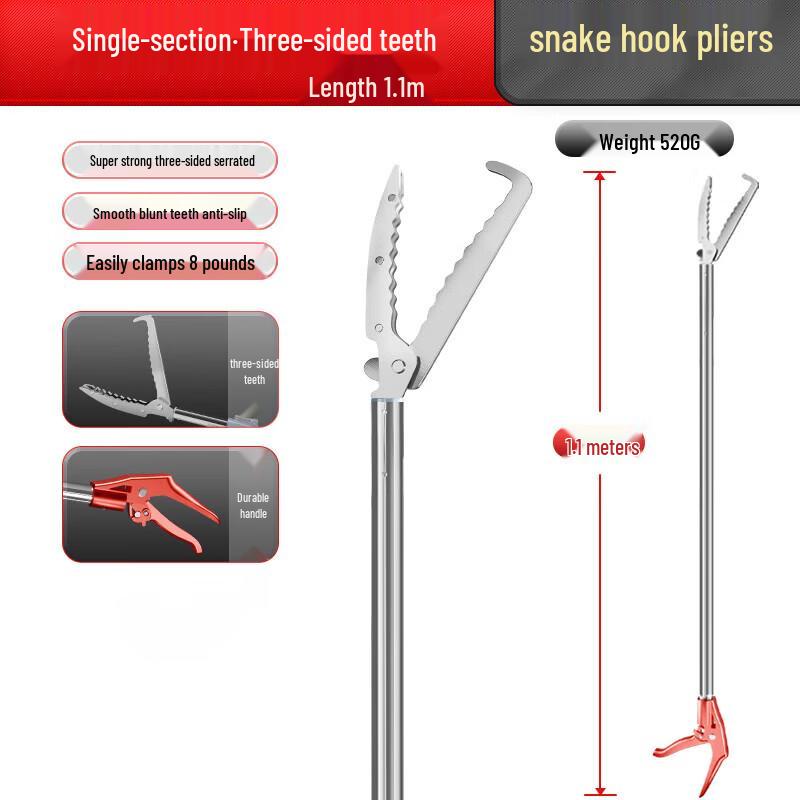 ZLIII Extended Telescopic Snake Catcher Tong