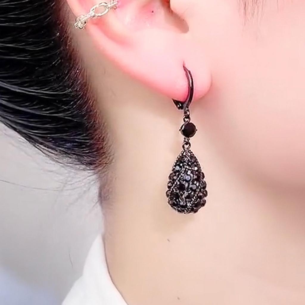 Ladies' Water Droplet Pendant Earrings, Stylish Design Ear Buckles, Simple Water Droplet Shaped Earrings For Commuting And Dating Accessories.