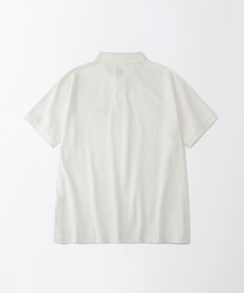 OUTSTANDING Mighty Tiger Pk Collar Tee_White