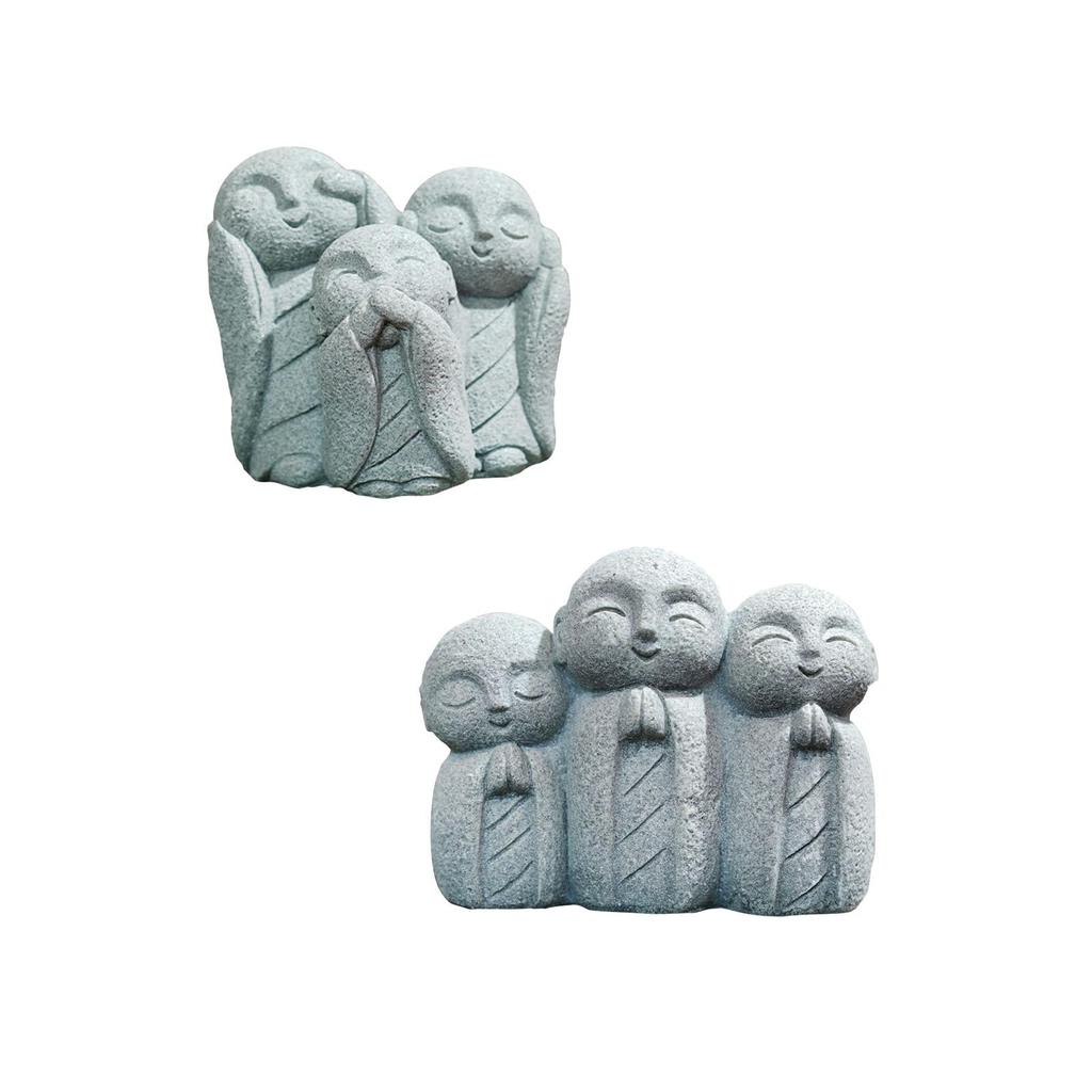 Buddha Statue Multifunction Mini Crafts Fish Tank Decoration Landscaping Accessories for Tabletop Porch Teahouse Lawn Garden