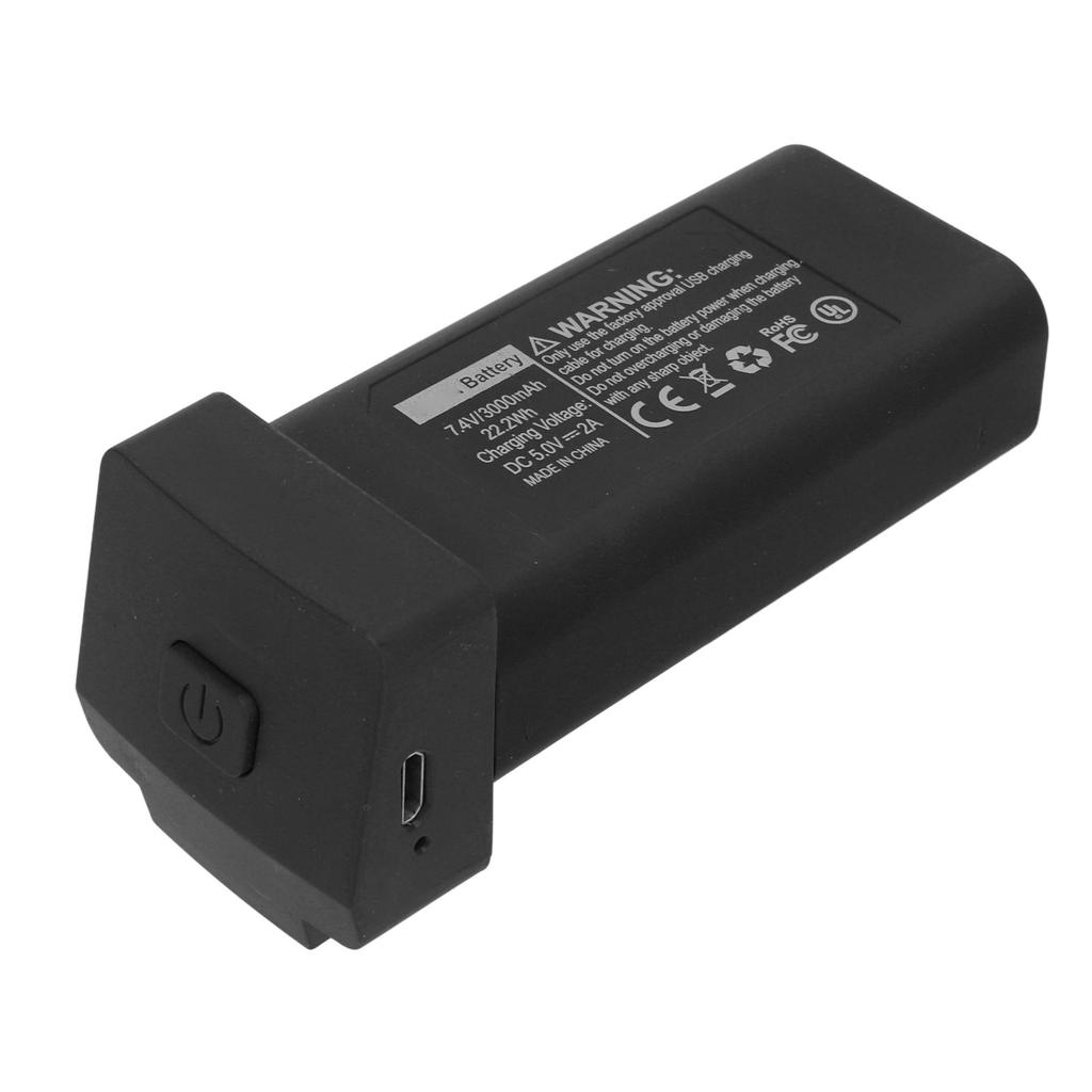RC Drone Lithium Battery 7.4V 3000mAh Drone Battery Replacement for LYZRC L800 PRO2