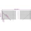 VidaXL Wire Mesh Fence, Decorative Fence Panel, Protection Barrier Garden Patio Outdoor, 154205