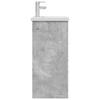 Bathroom Cabinet with Sink Concrete Grey 42 x 40 x 84.5 cm