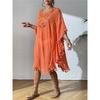 Beach Skirt Summer New Style Ladies Long Skirt Beach Blouse Crocheted Stitching Tassel Swimsuit Bikini Outer Wear