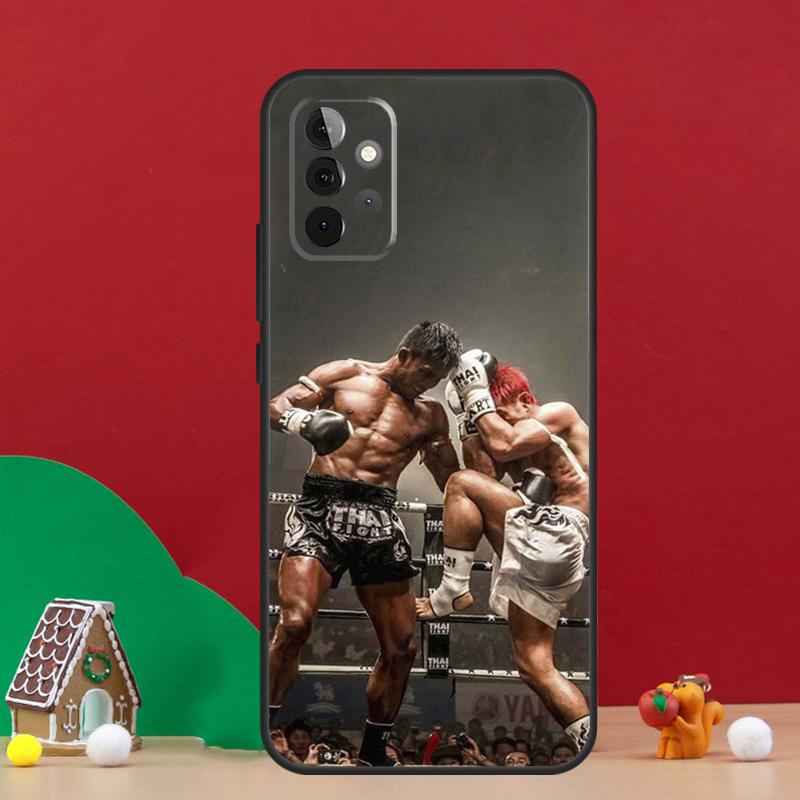 Muay Thai Kickboxing Fight Case For Samsung Galaxy A54 A06 A16 A26 A36 A56 A53 A32 A52 A33 A13 A55 A35 A15 A14 A34 A17