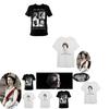 Commemorative Queen Elizabeth Ii Unisex T-shirt With Short Sleeves In Black And White