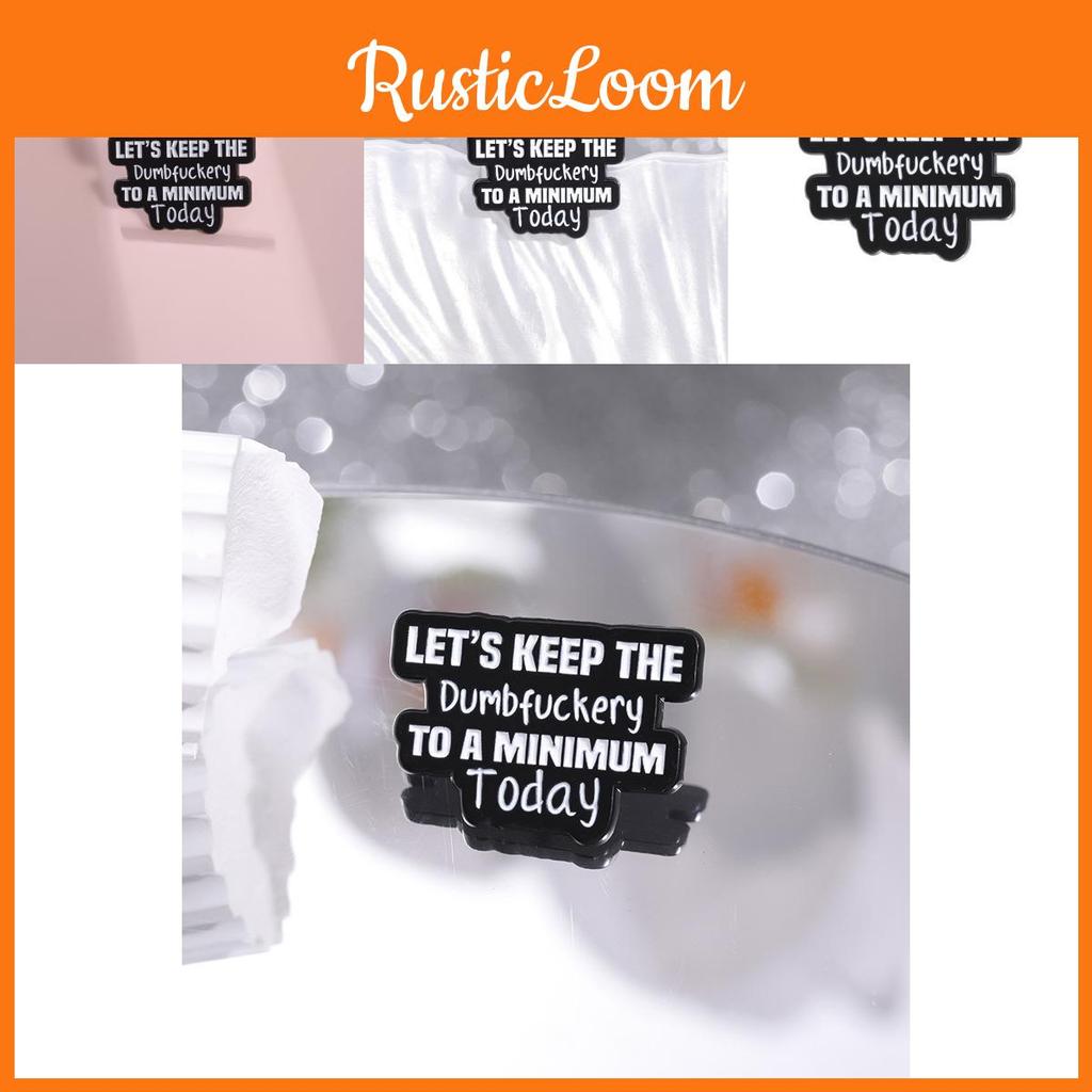 Black Fun And White Metal Enamel Badge Brooch With Cartoon Design For Both Genders