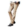 [Samdif] Chino Pants Stretch Boot Cut Chino Pants Men's Shoe Cut Skinny Pants Trousers Men's Bottoms Long Length Slim Tight Simple Plain Plain