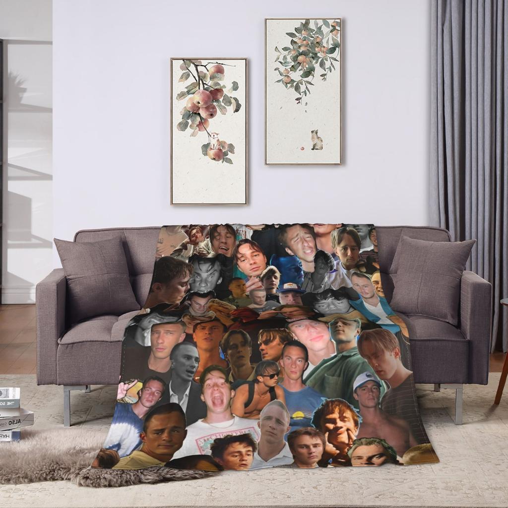 Rafe Cameron Warm Soft Blanket Drew Starkey Airplane Travel Plush Throw Blanket Novelty Couch Chair Bedspread Sofa Bed Cover