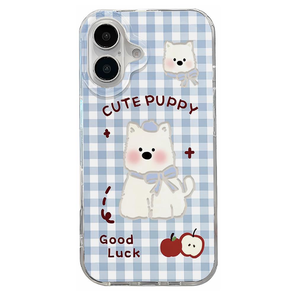 Painted Phone Case for iPhone 12 13 15 16 iPhone 16 12 13 14 15 Pro  14 15 16 Pro Max Coverage Shockproof Anti-Fingerprint Fresh Style Protective Case