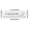 1pcs 3D ABS Car Metal Logo Letters Trunk Emblem Sticker For Mazda Axela Atenza CX-3 CX-5 CX-8 CX-7 CX-9 MS 6 5 3 2 Demio MPS MS k1