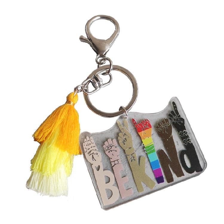 

Colorful Boho Tassel Charm Keychain for Women Bag Pendant Keychain Tassel 1