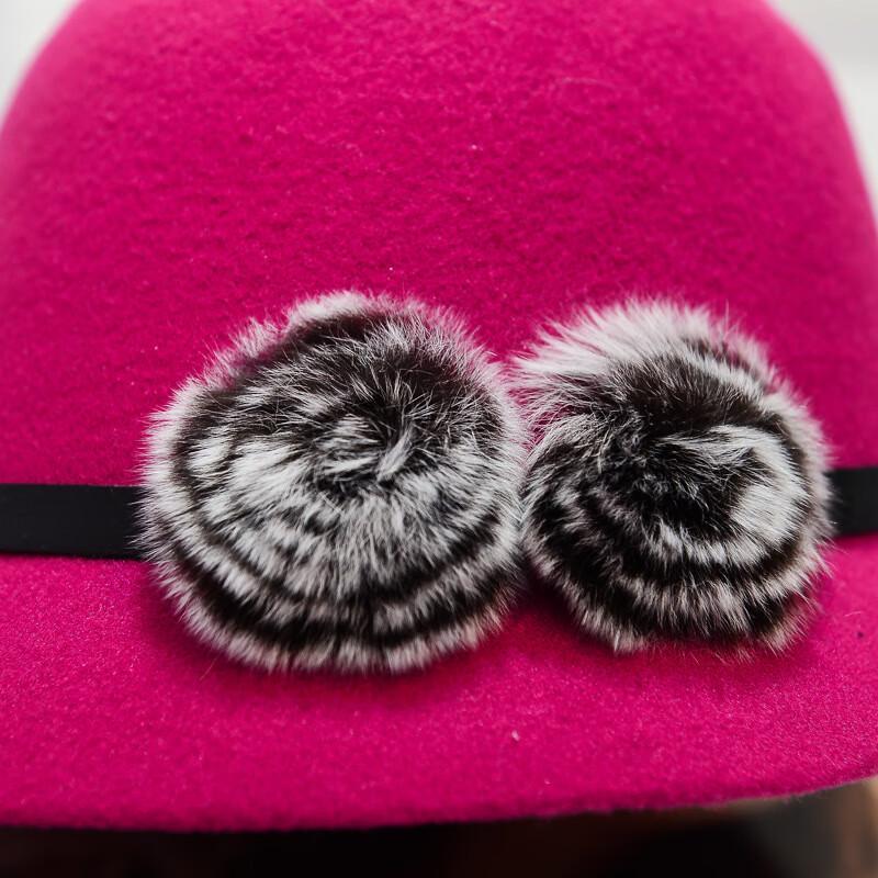 ZHENYUEQI Women's Autumn/Winter Wool Felt Wide Brim Hat