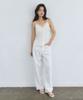 ADAUL Jacquard Satin Bustier - Cream