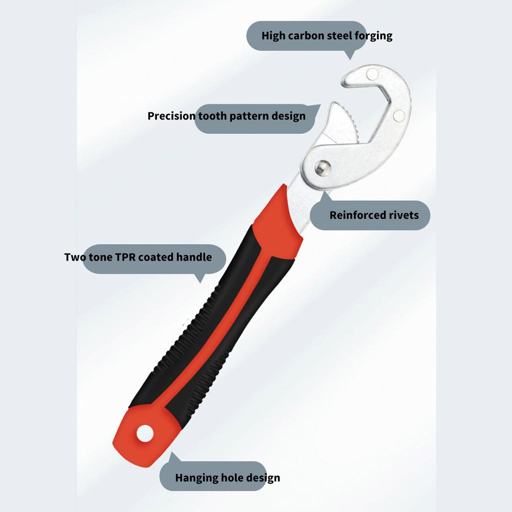 Multifunctional Monkey Spanner Tool for Home Professional Universal Wrench Tool Set Adjustable Large Opening Hardware