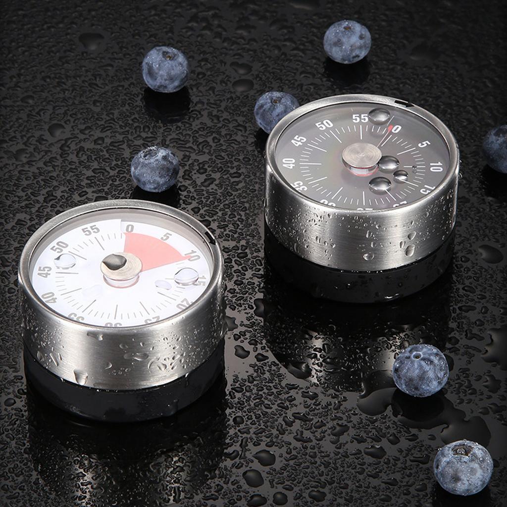 Magnetic Timer Magnet Design Stainless Steel 70db Alert High Accuracy Visual Timer for Kitchen Cooking Management