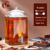 Thickened Glass Fermentation Jar with Stainless Steel Spigot