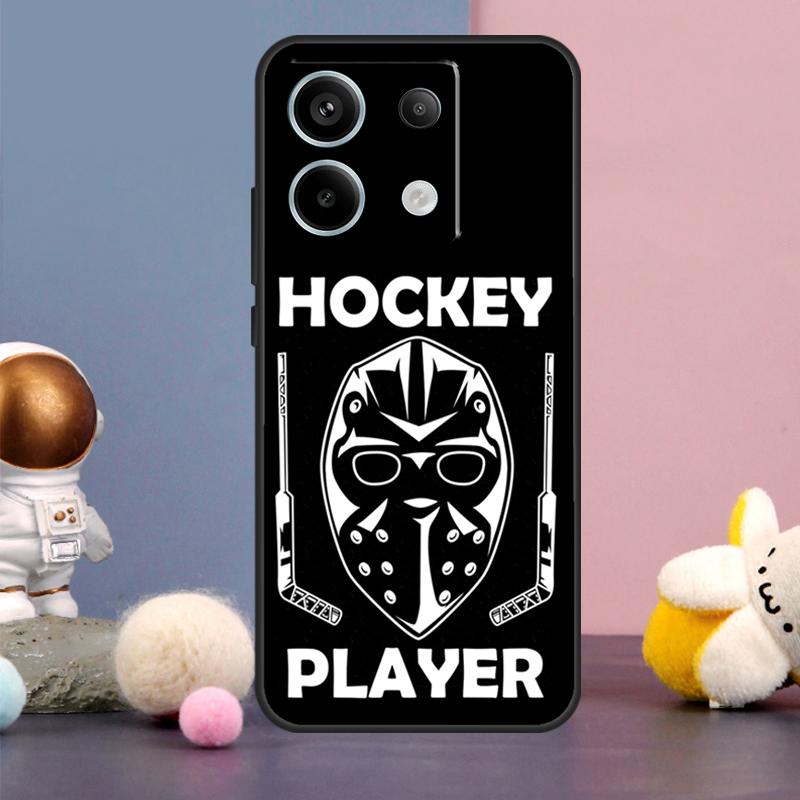 Ice Hockey Player Case For Xiaomi Redmi Note 14 9 10 11 12 13 15 Pro Plus Redmi 15 15C 10C 12C 13C 14C Cover
