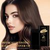 Bosuya Hair Color Stick, One Touch Gray Hair Coverage, Portable Black Hair Dye Cream Stick