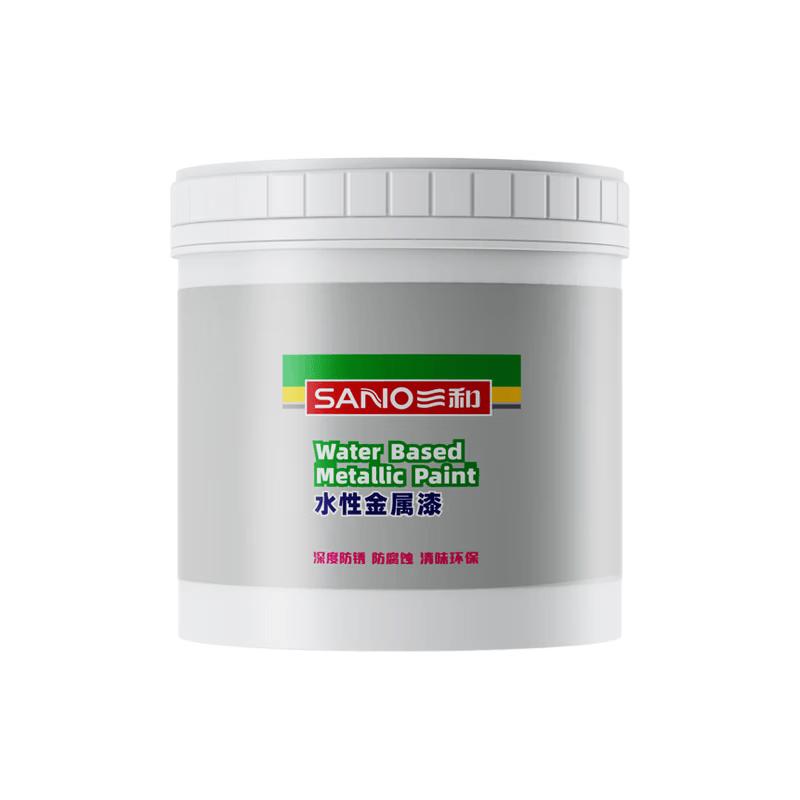 Металлическая краска Sanhe для различных поверхностей, антикоррозийная 1kg (Tool Kit)