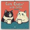 2025 Calendar Cat Design Hangable Calendar 12-Month 2025 Monthly Weekly Planner Calendar Wall Calendar for Bedroom Study Room