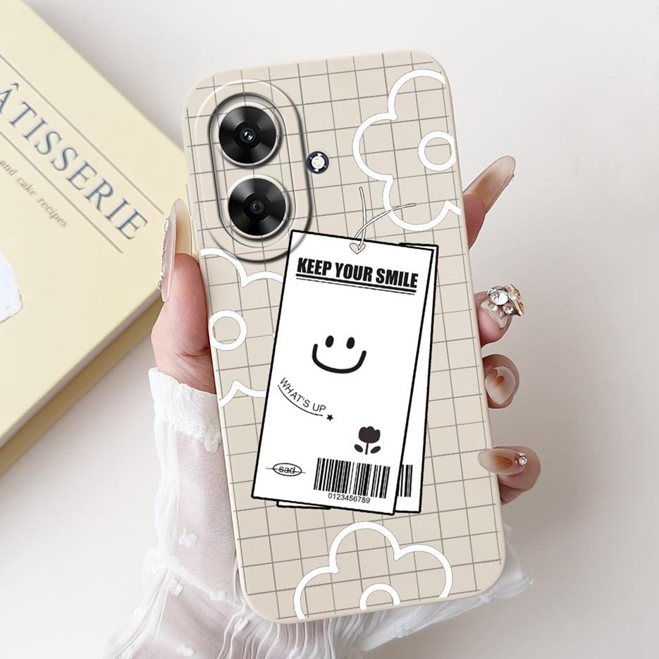 Für Realme Note 60 Hülle Luxus Kunst Bemaltes Cover Stoßfest Weiches Silikon Handyhülle Für Realme Note 50 Note50 Note60 Rückseite