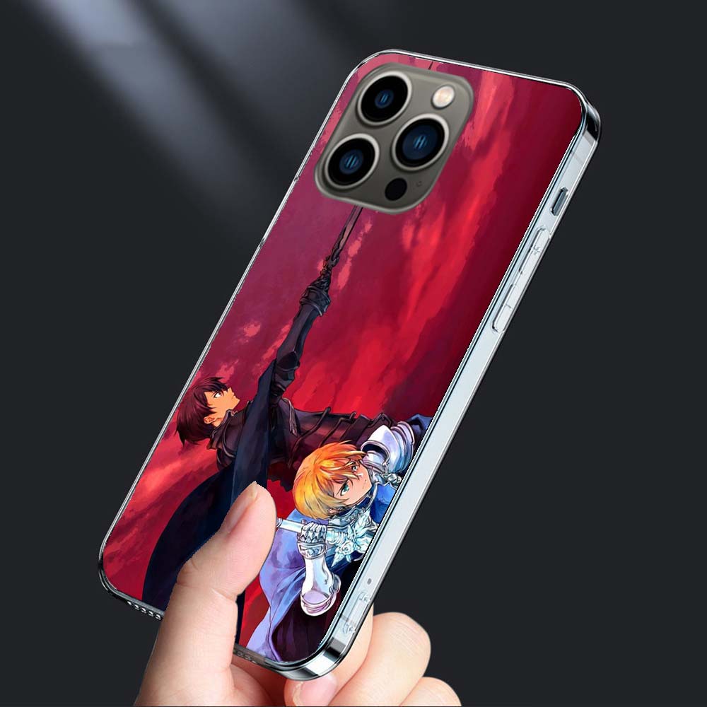 

Чехол для телефона Sword Art Online SAO Аниме Для Apple Iphone 16E Capa 15+ 14 Plus 17 Air 16 Pro Max 12 Pro Милый 13 Mini C iPhone 17 Air