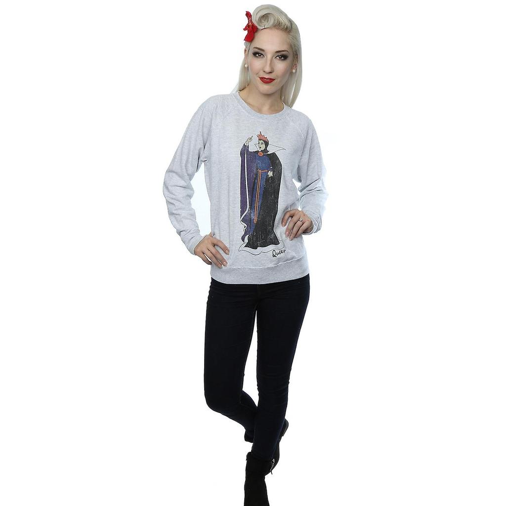 Schneewittchen und die sieben Zwerge Damen/Damen Classic Evil Queen Heather Sweatshirt