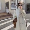 Winter new imitation lamb wool coat women's medium and long high-end loose thickened fur integrated coat