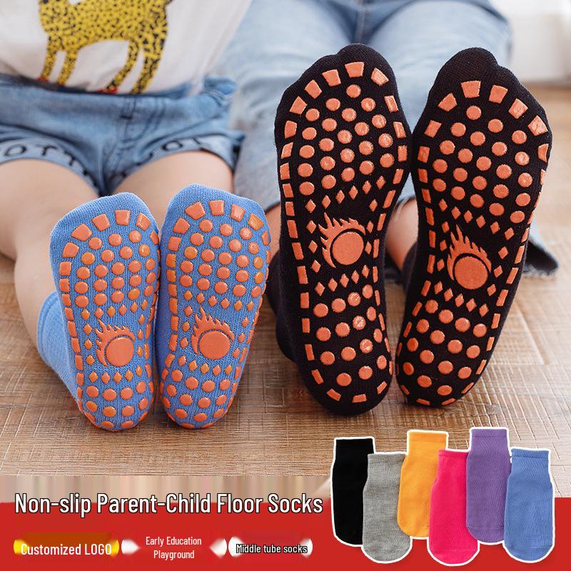 Non-Slip Dotted Socks for Playgrounds, Kids, and Yoga