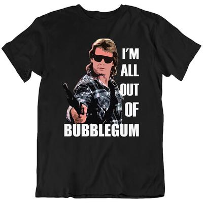Roddy Piper I'm All Out Of Bubblegum Movie TV Funny T Shirt Tee Gift New