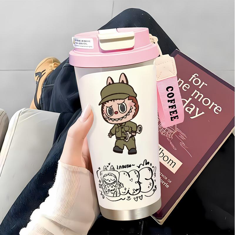 Collection Straw Water Cup Large Capacity 316 Stainless Steel Advanced Double Drink Insulation Car Coffee Cup