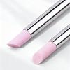 1/2Pcs Quartz Stone Scrub Nail File Rods Cuticle Remover Dead Skin Remover Pen Lightweight Portable Handy Use Manicure Tools