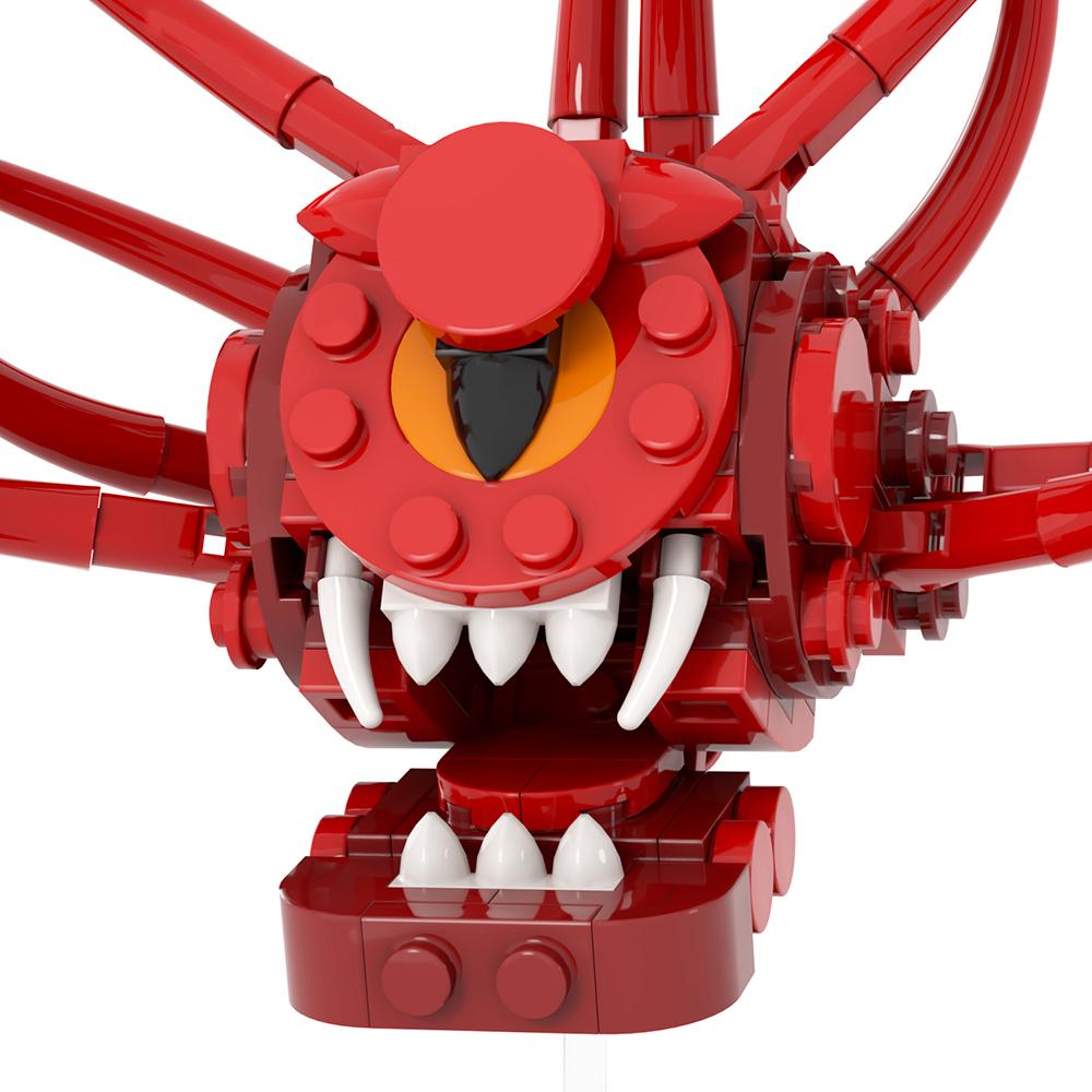 MOOXI Game Series Beholder 165Pcs MOC Bricks Horror Monster Figures Building Blocks Kids Toys For Children Birthday Gift MOC1487