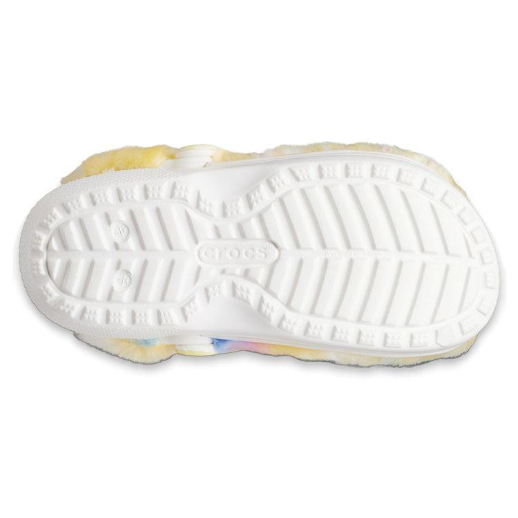 Crocs Classic Clog Winter Classic Fur Clogs Women Slippers Colorful White 207303-94S