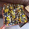 Elegant Printed Silk Like Square Scarf For Women Daily Use