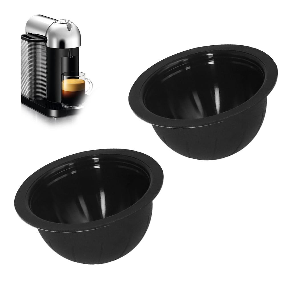 230ml Kaffeekapsel-Filterbecher mit Einweg-Aluminiumfolien-Zubehör für Nespresso Vertuo