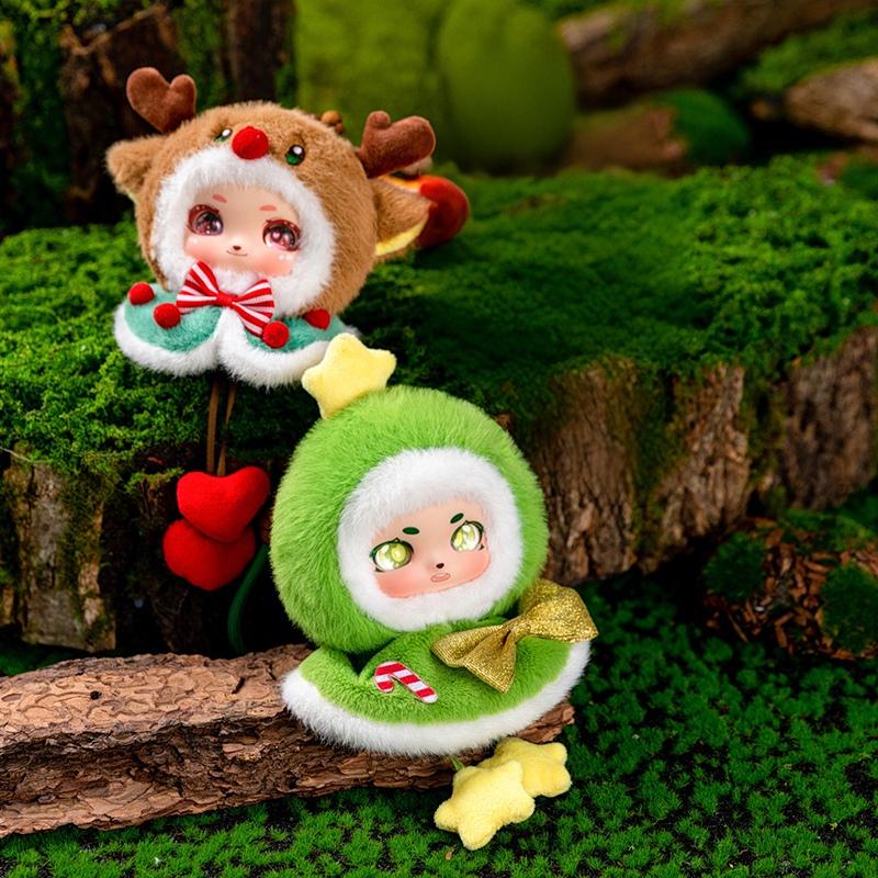 Non-Toxic Christmas Plush Hanging Ornament - Cute Reindeer / Christmas Tree Car Decor Xmas Tree & Door Hanging Decoration