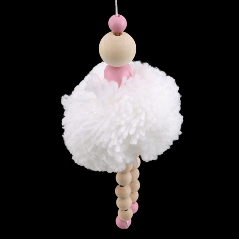 Lovely Hanging Ornaments Wooden Beads Pendant Bedroom Holiday Ornament Tent Home Decor