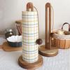 Cute Roll Paper Towel Holder: Punch-Free, Desktop Standing Rag Storage Rack