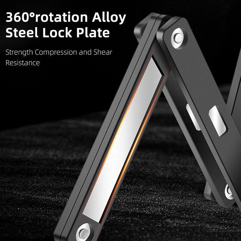 Bike Foldable Lock Antitheft Electric Bike Chainlock Bicycle Padlock Bicycle Motorcycle Safety Lock Bicycle Accessories