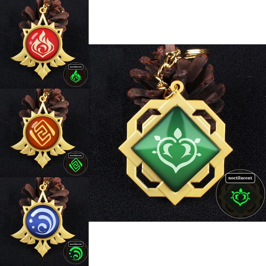 Unique Eye Of God Luminous Keychain Ideal For Trendy Game Jewelry Enthusiasts