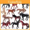 Realistic World Horse Model Set Static Miniatures Of Keat Marshal Morgan And Freis