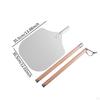 12 Inch Pizza Peel Detachable Handle, Saving Space, Versatile Use, Convenient Serving Tray Easy