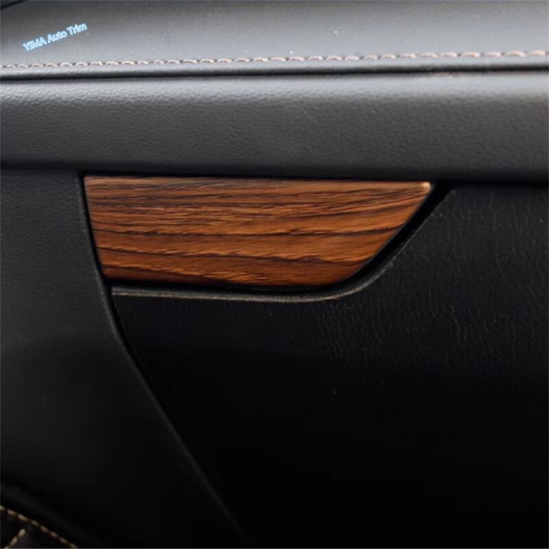 Wood Grain For VW Volkswagen Tharu / Taos 2018 - Auto Window Lift / Glove Box Button / AC Air Outlet Accessories Cover Trim